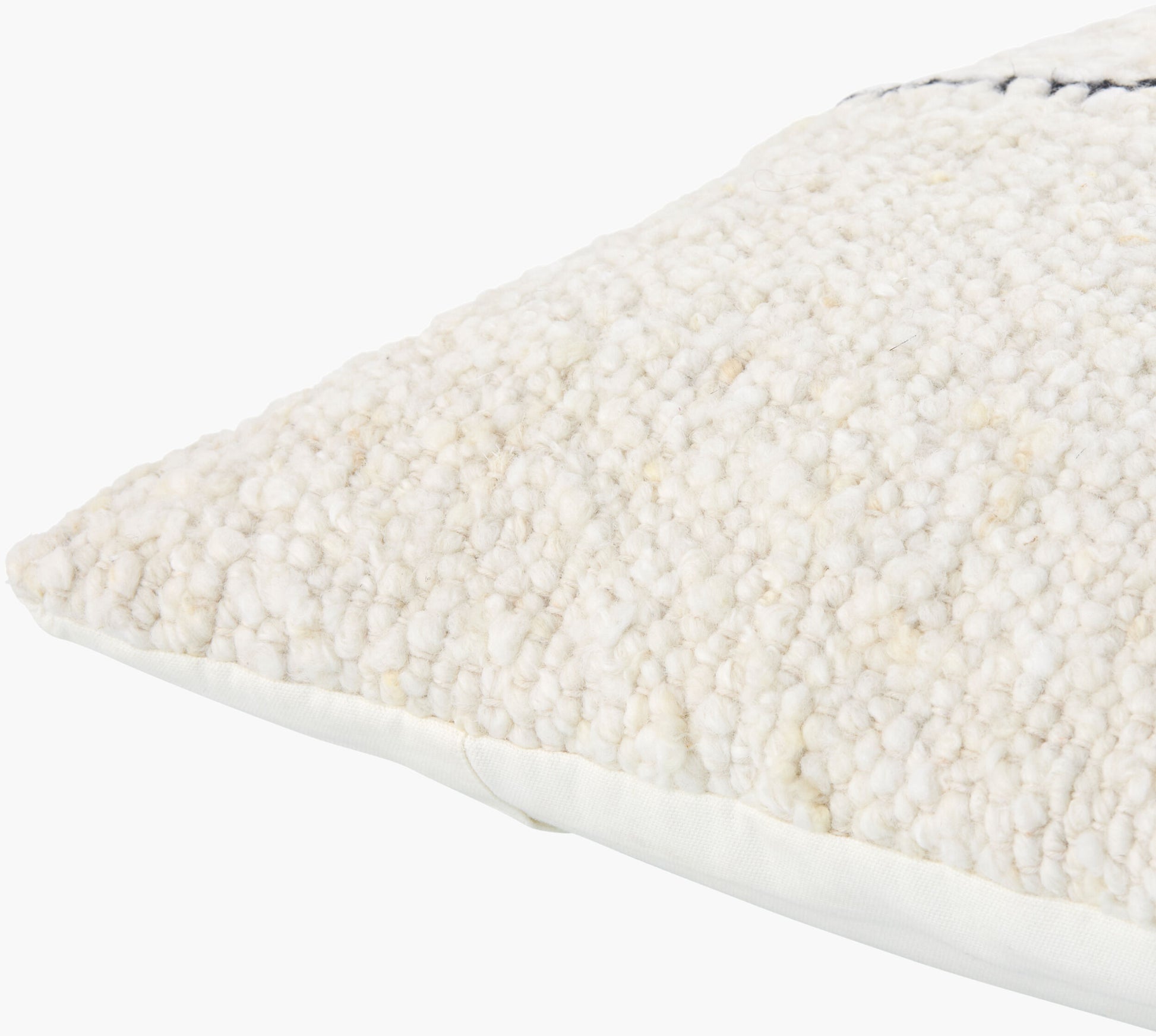 Ivory Boucle Pillow | By Luxe B Co.