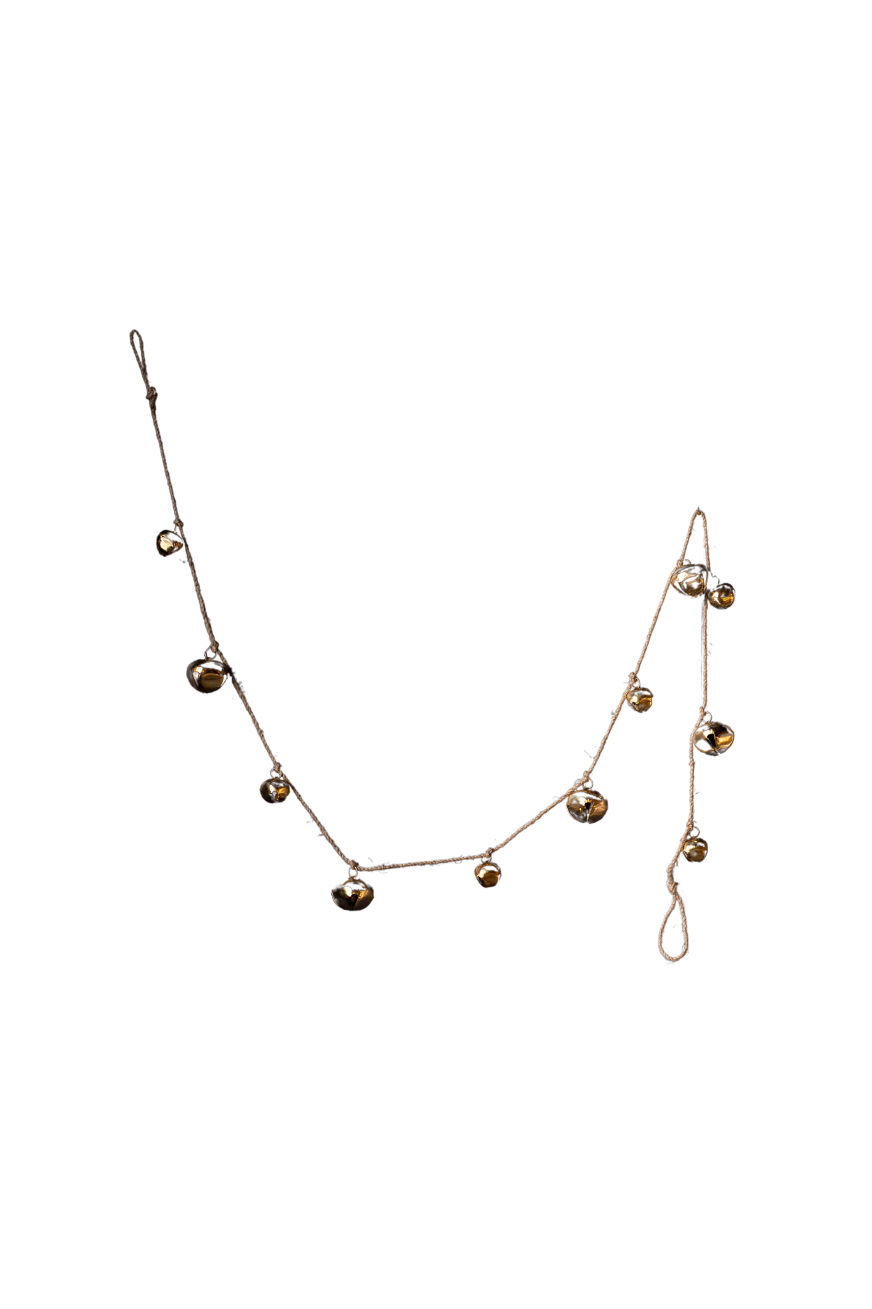Jingle Brass Bell Garland | By Luxe B Co.