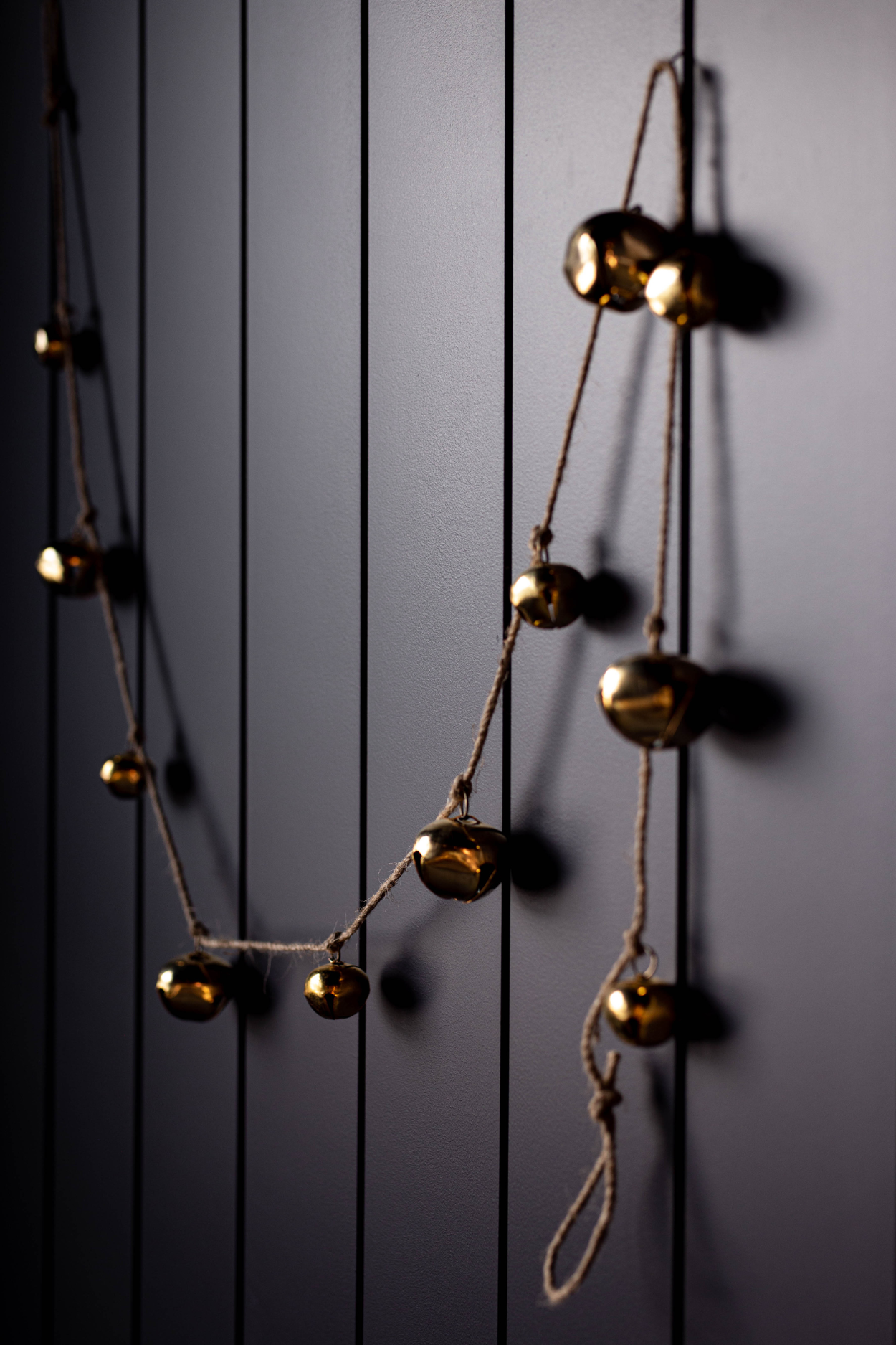 Jingle Brass Bell Garland | By Luxe B Co.