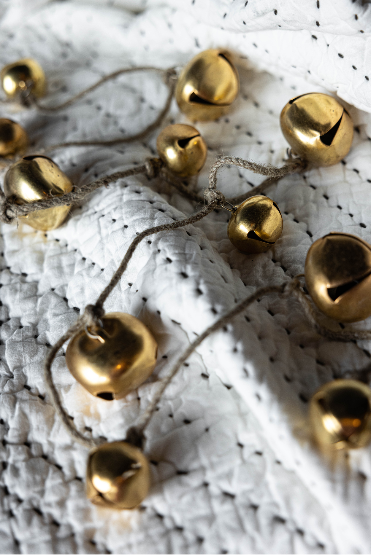 Jingle Brass Inspired Bell Garland - Luxe B Co