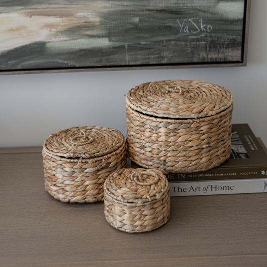 Kea Nesting Water Hyacinth Basket | By Luxe B Co.