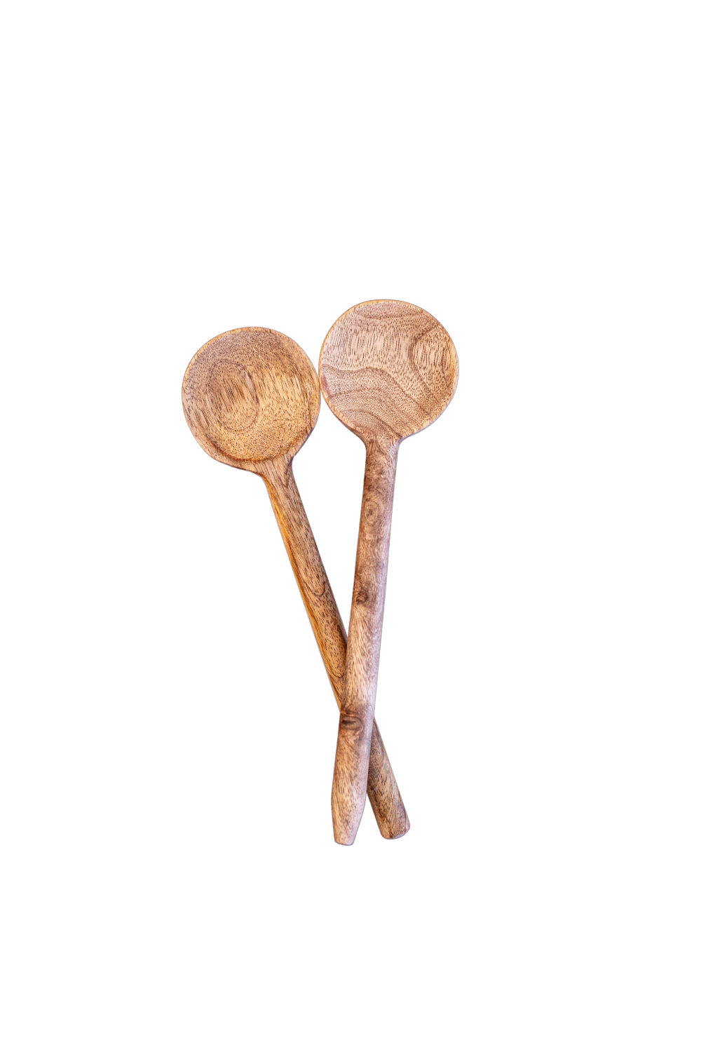Hand carved mango wood spoons (set of 2) - Luxe B Co