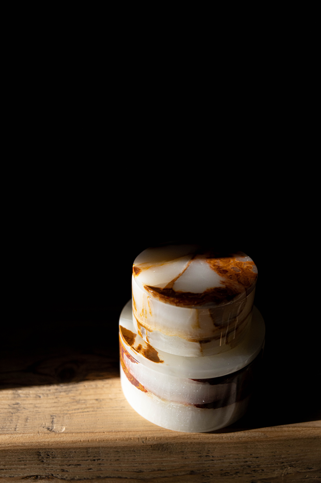 Light Green Onyx Lidded Marble Dish - Luxe B Co