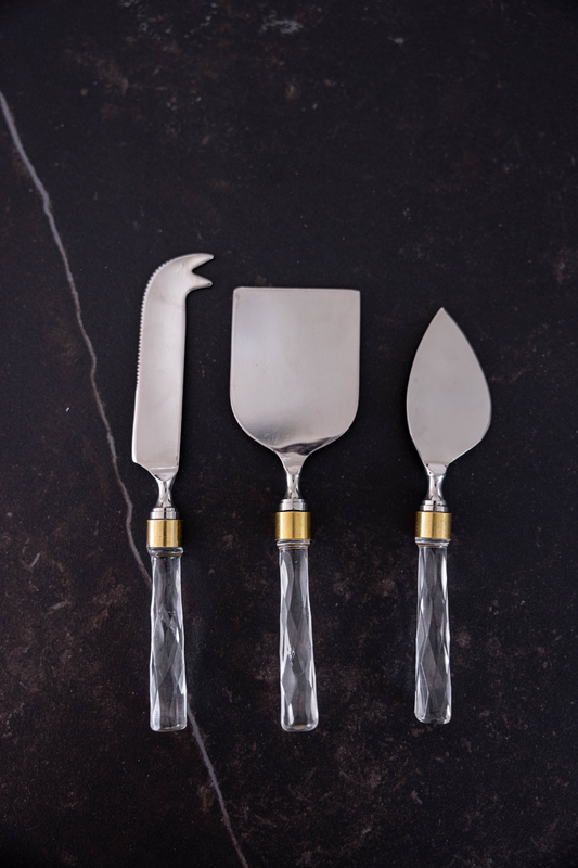 Luxe Glass Charcuterie Knife Set | By Luxe B Co.