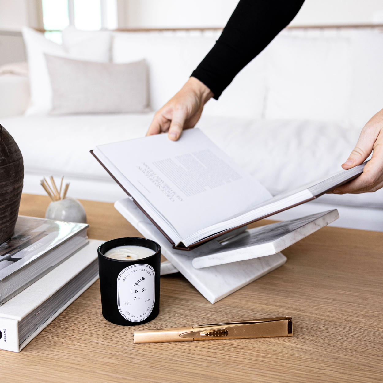 Marble Book Stand | By Luxe B Co.