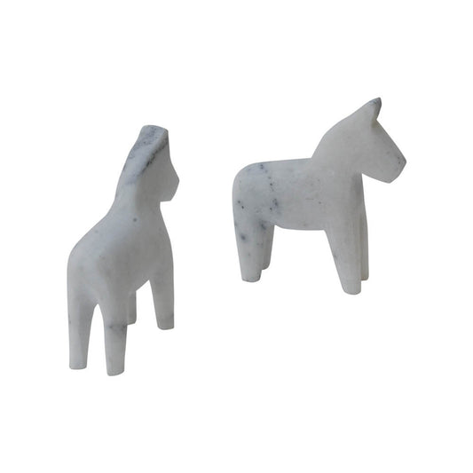 Marble Horse Bookend | By Luxe B Co.