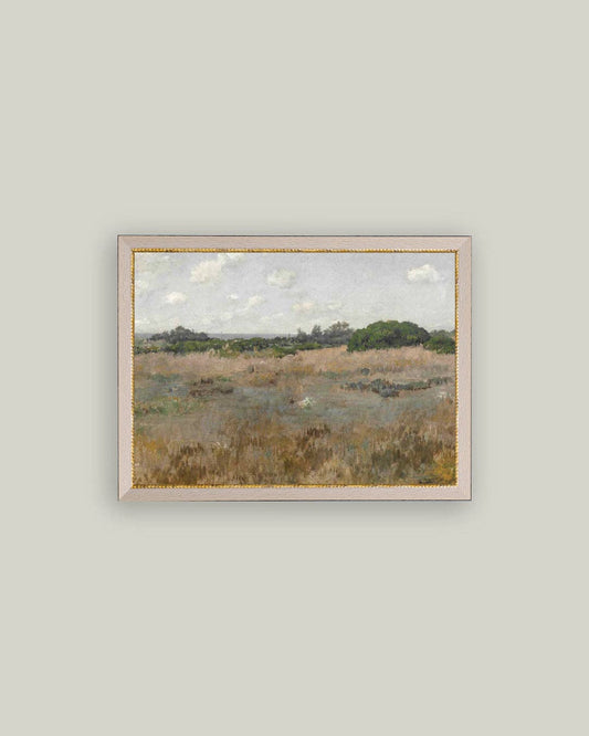 Meadow by the Shoreline Framed Antique Art - Luxe B Co