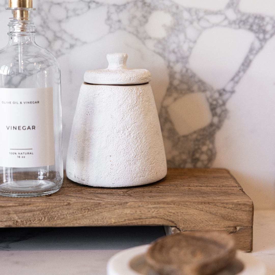 Mitilini Vase w/ Lid | By Luxe B Co.
