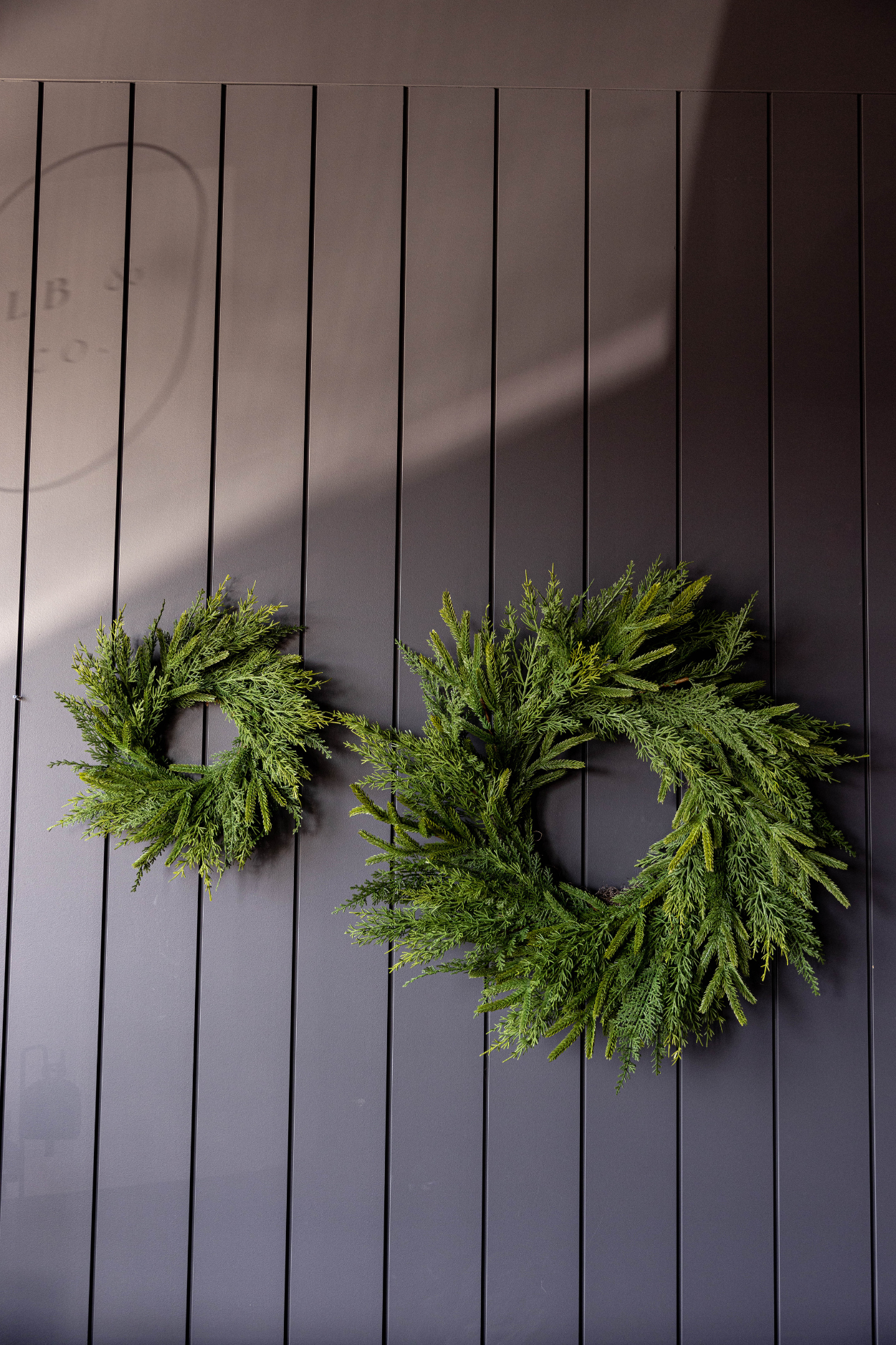 Norfolk & Cypress Pine Mixed Wreath 12" - Luxe B Co