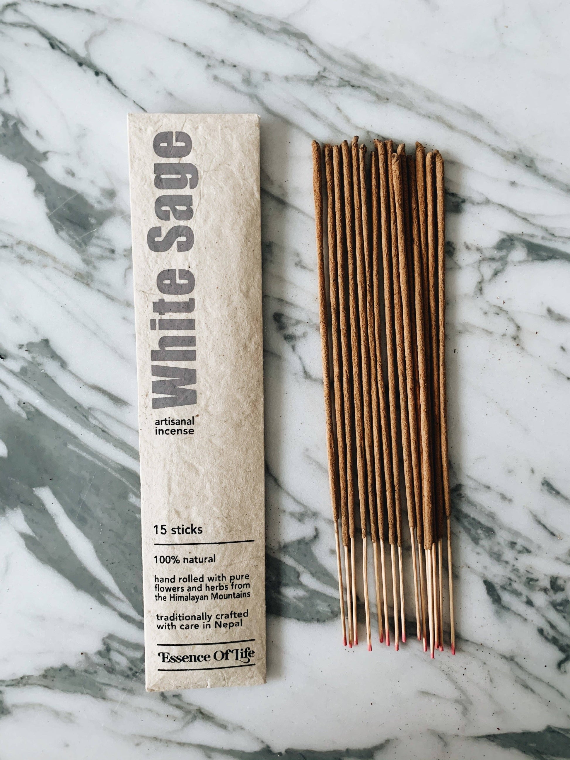 Natural Artisanal White Sage Incense | By Luxe B Co