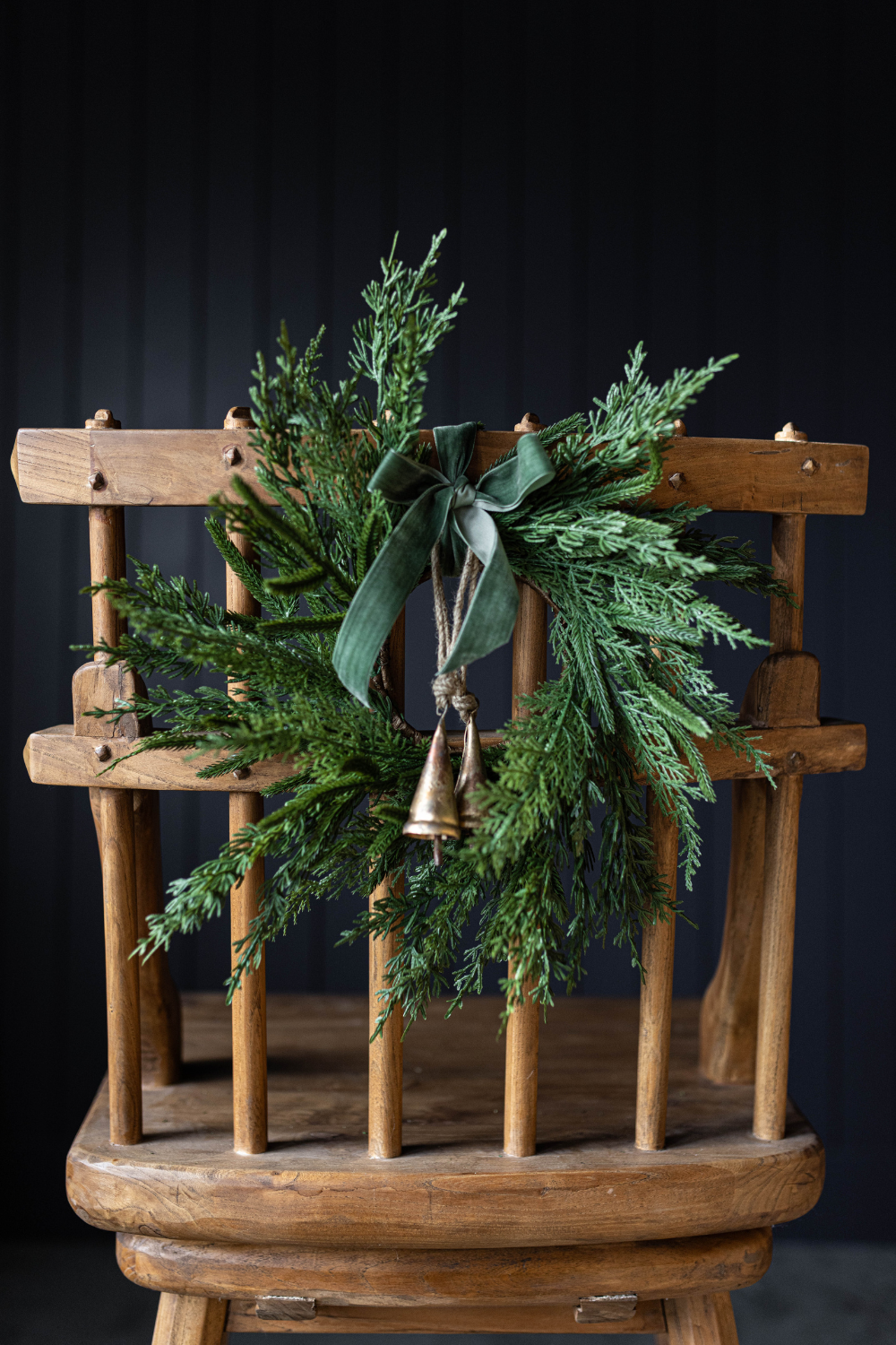 Norfolk & Cypress Pine Mixed Wreath 12" - Luxe B Co