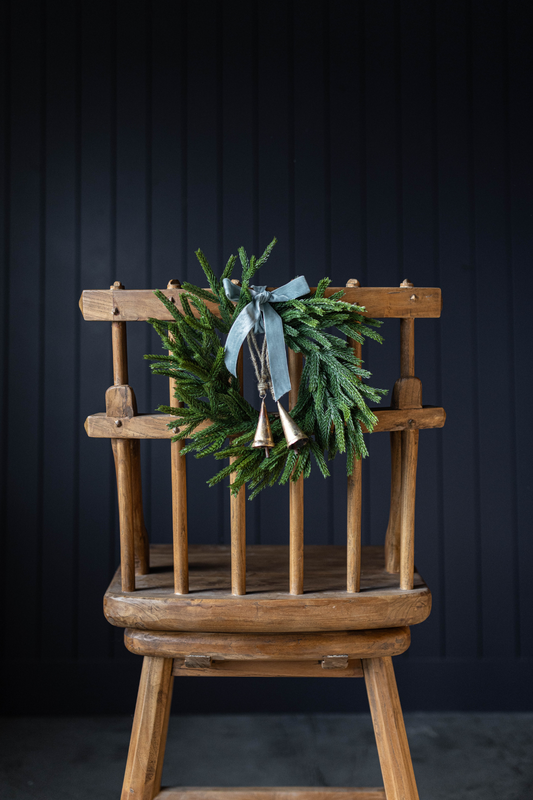 Norfolk Pine Real Touch Wreath 12" - Luxe B Co