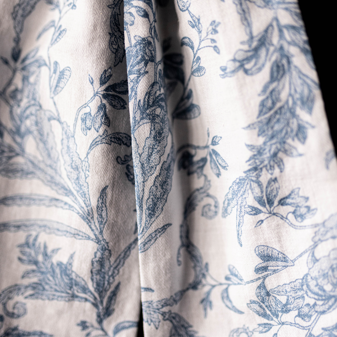 Star Toile Baby Blue Bows - Luxe B Co