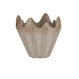 Pleated Stoneware Bowl | By Luxe B Co.
