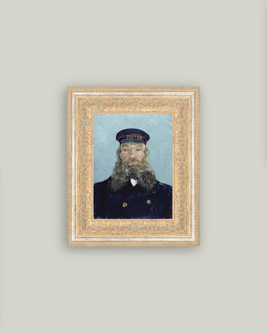 Portrait of a Postman Framed Antique Art - Luxe B Co