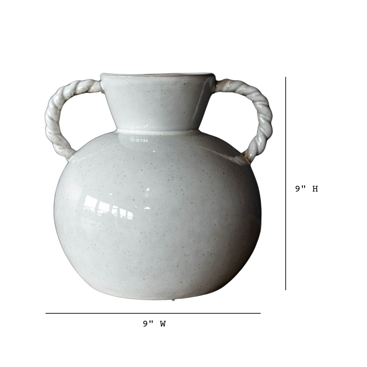 Positano Twisted Handle Vase | By Luxe B Co.