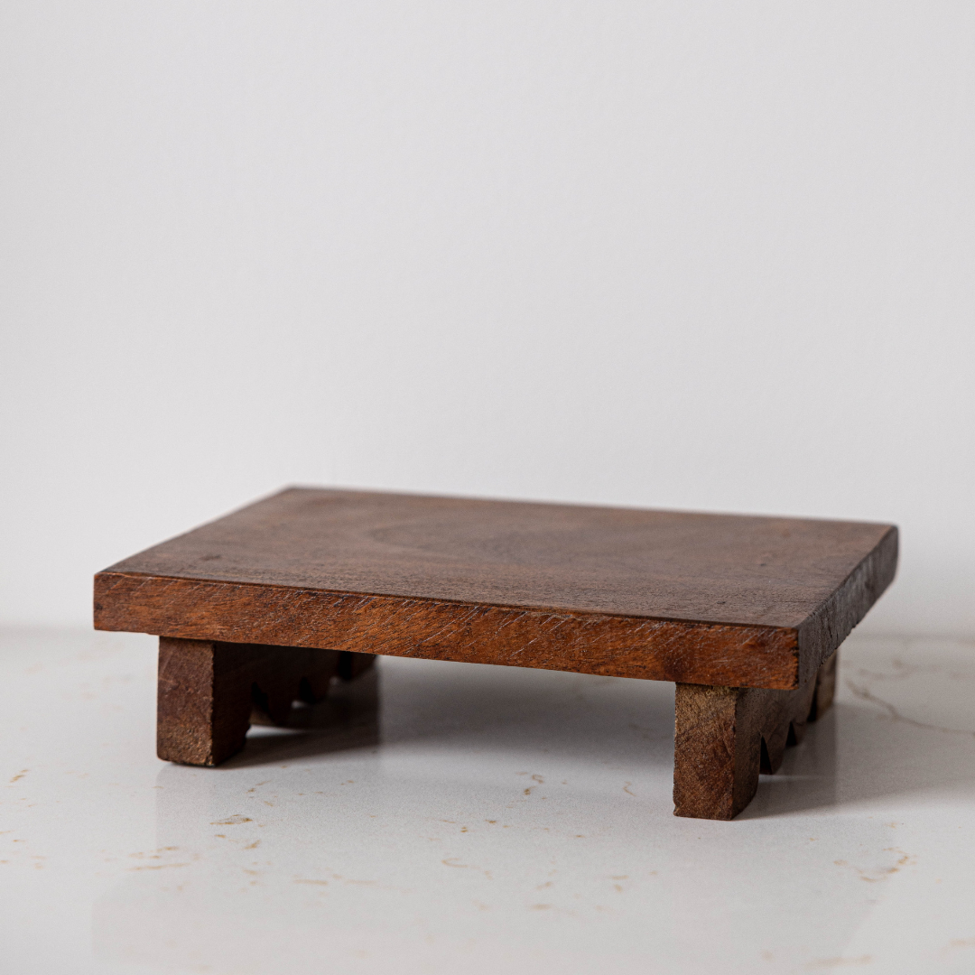 Repurposed Rectangle Wooden Riser - Luxe B Co