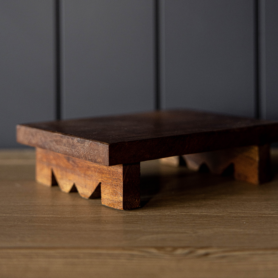 Repurposed Rectangle Wooden Riser - Luxe B Co