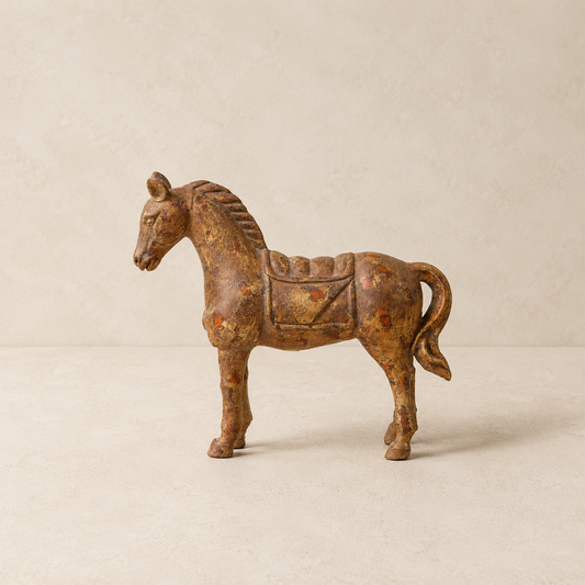 Rustic Brown Horse Figure By Luxe B Co.