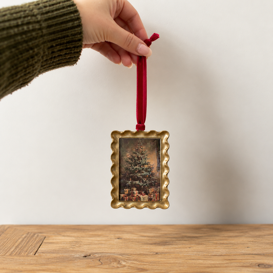 Scallop Bronze Ornament Photo Frame By Luxe B Co.