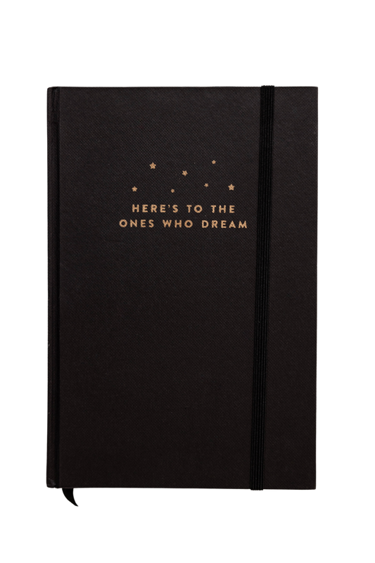 Screen Printed Black Journal | By Luxe B Co.