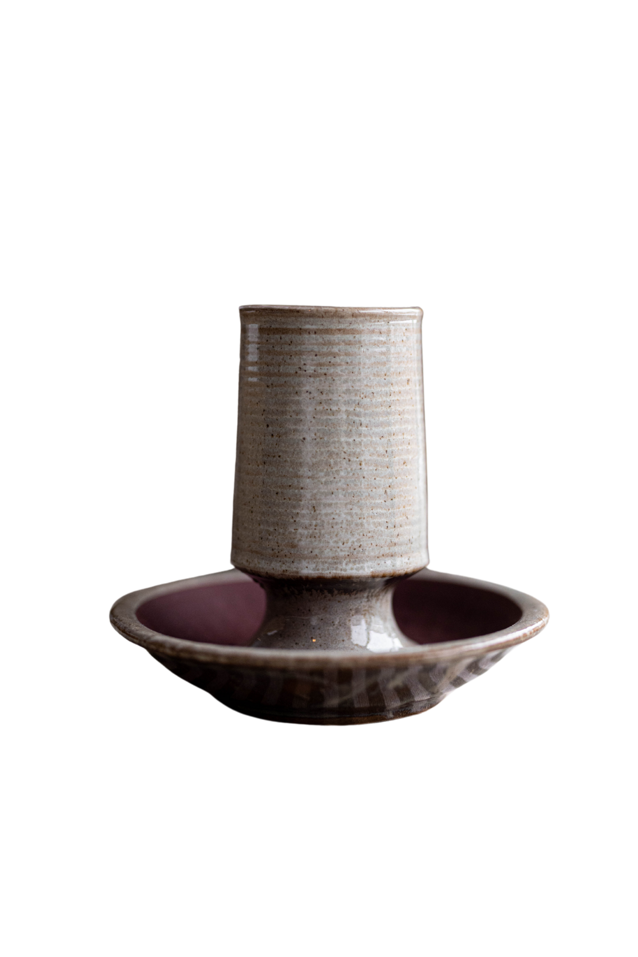 Stoneware Match Holder w/ Striker | By Luxe B Co.