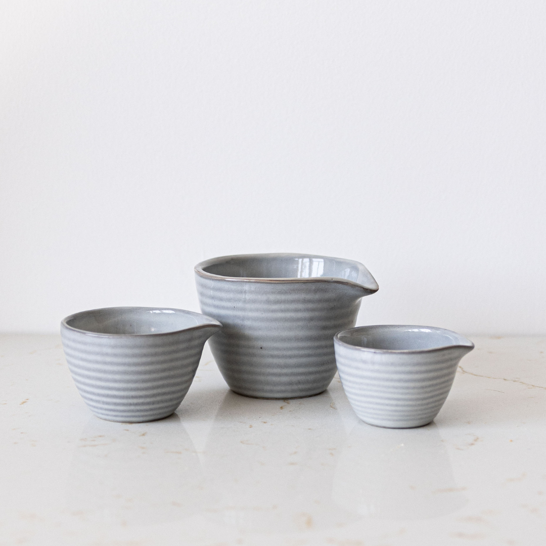 Stoneware Measuring Bowls | By Luxe B Co.