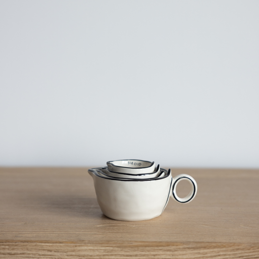 Stoneware Measuring Cups | By Luxe B Co