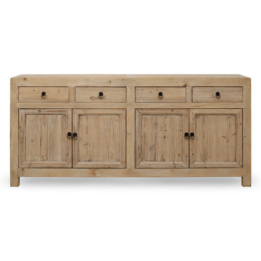 Tahoe Reclaimed Elm Wood Elm Console Natural | By Luxe B Co.