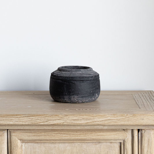 Texture Planter Charcoal | By Luxe B Co.