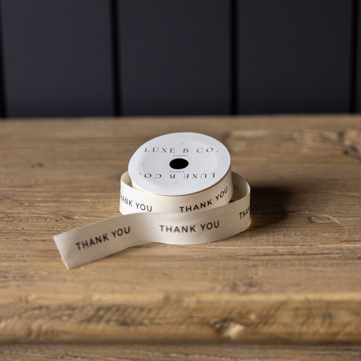 Thank You Ribbon Holiday Decor  | By Luxe B Co.