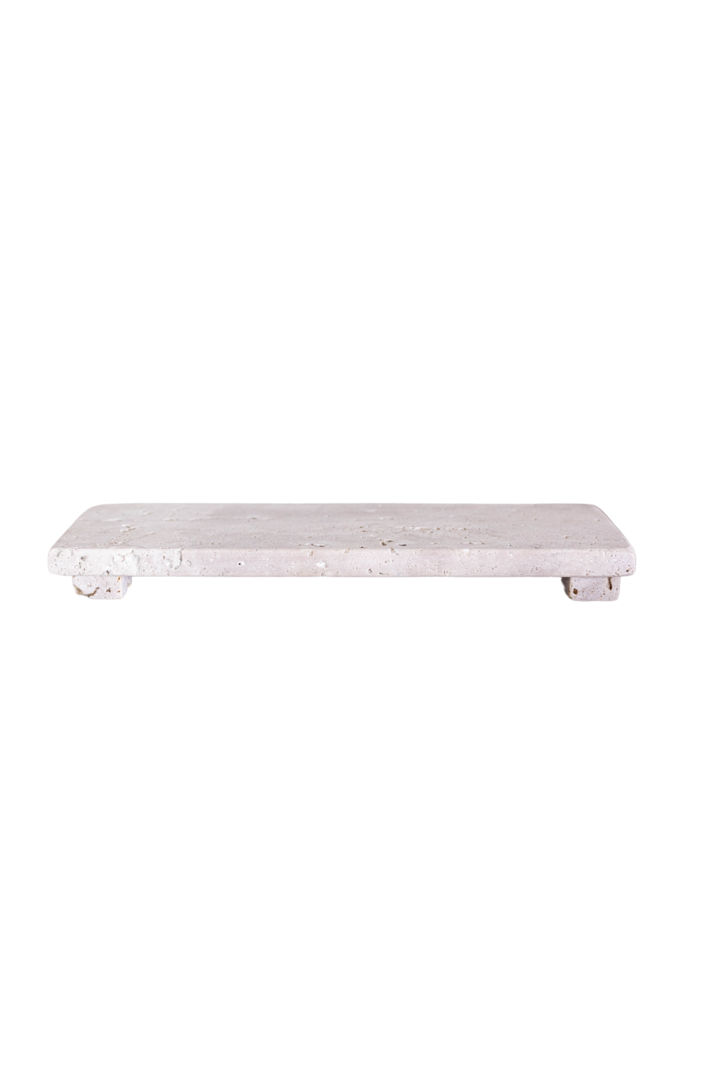 Travertine Footed Trivet Tray - Luxe B Co