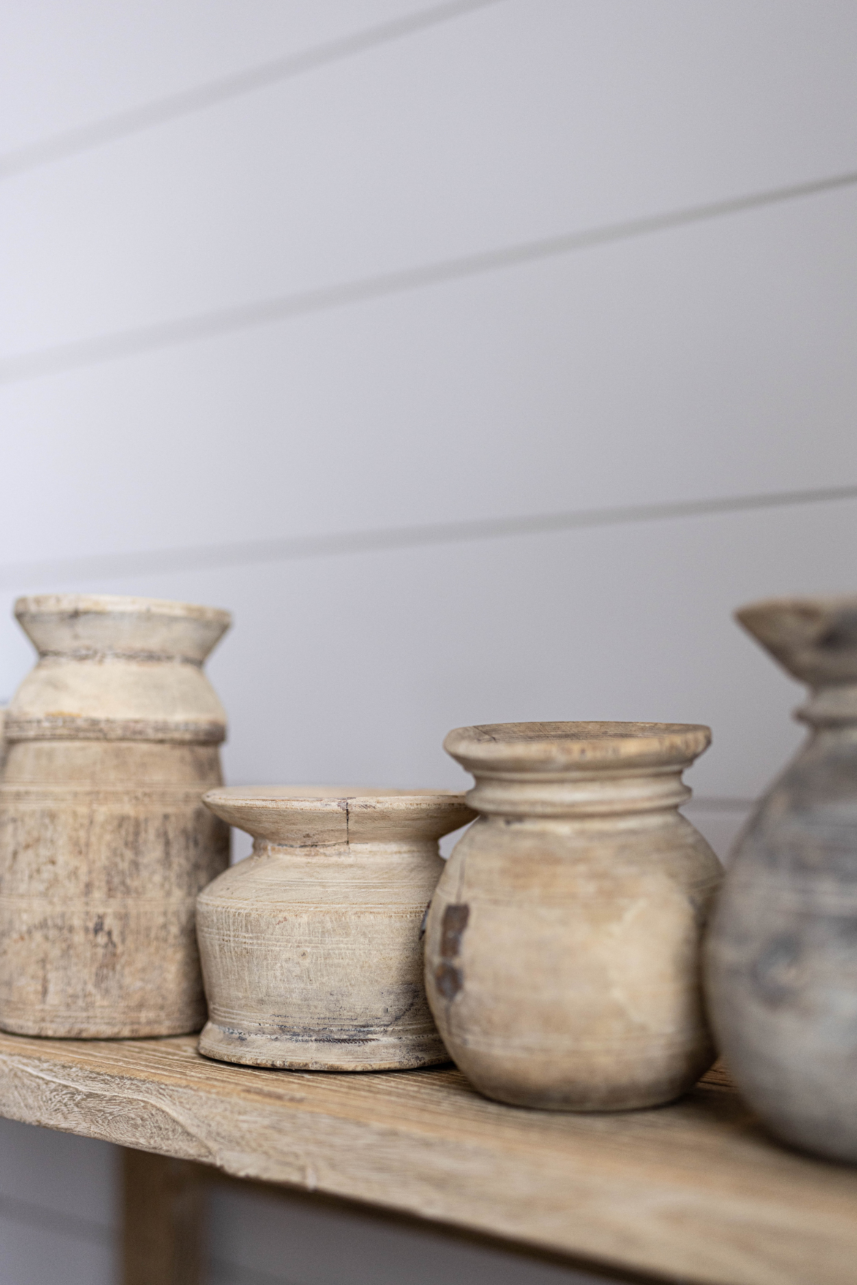 Vintage Found Wooden Vase | By Luxe B Co.