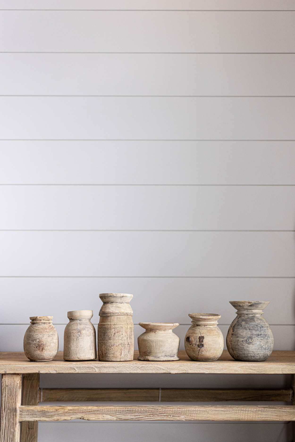 Vintage Wooden Vase | By Luxe B Co.