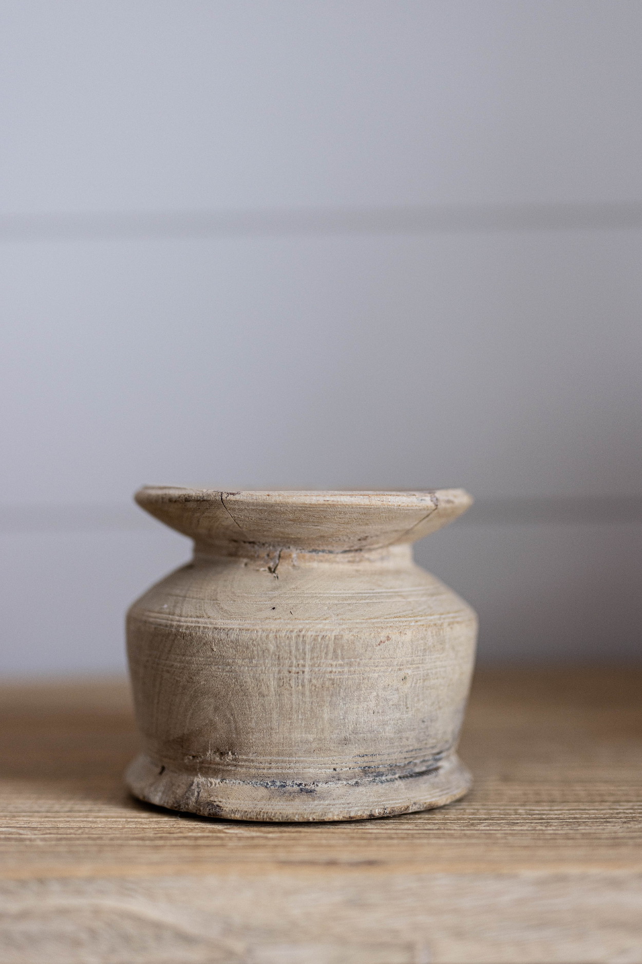 Vintage Wooden Vase | By Luxe B Co.