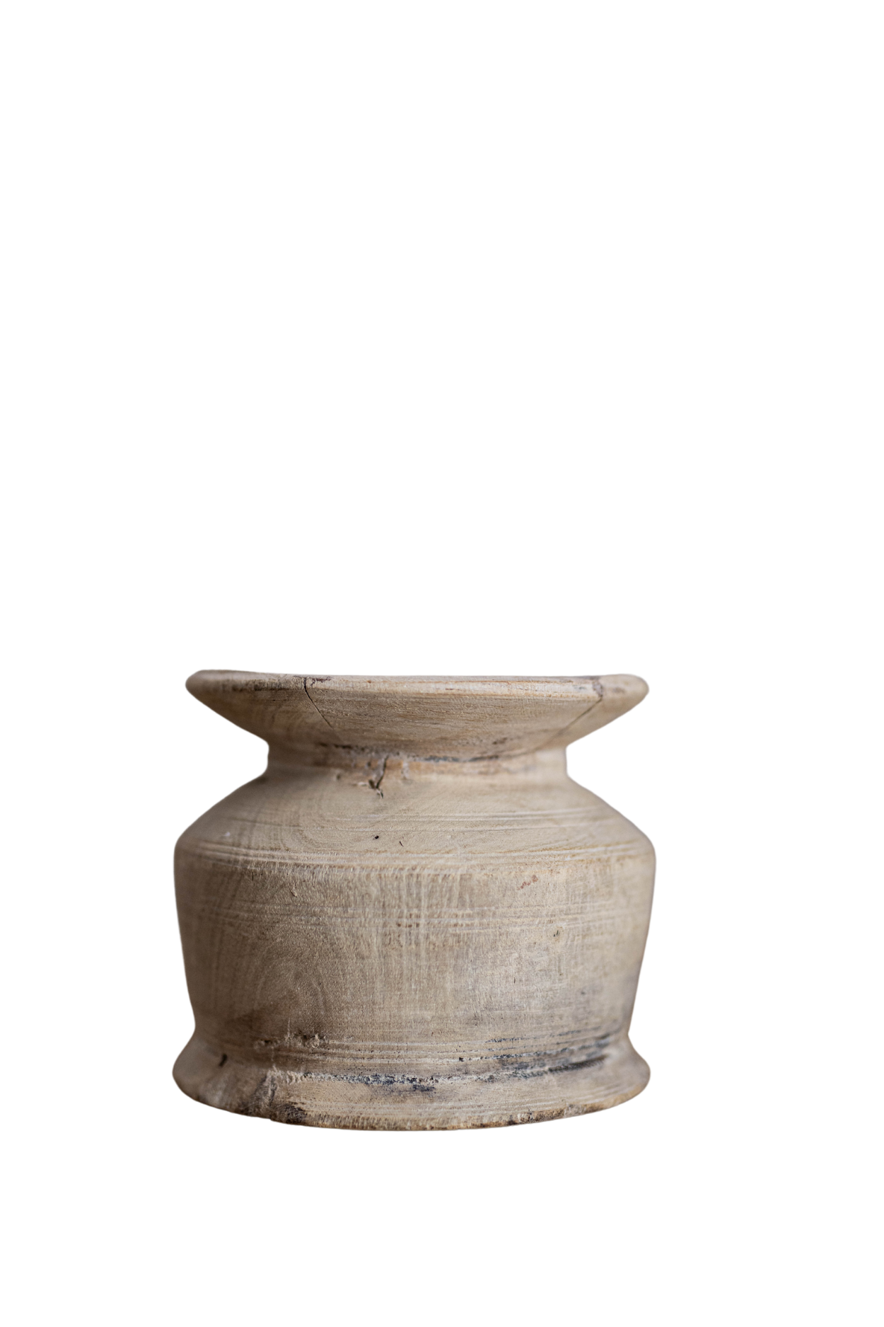 Vintage Wooden Vase | By Luxe B Co.