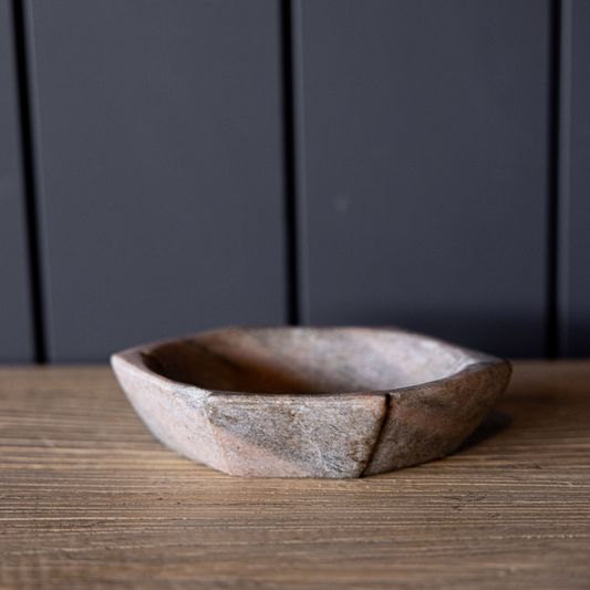 Vintage Marble Beige Bowl | By Luxe B Co.