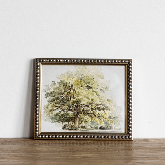 Vintage Watercolor Tree of Life Framed Art | By Luxe B Co.