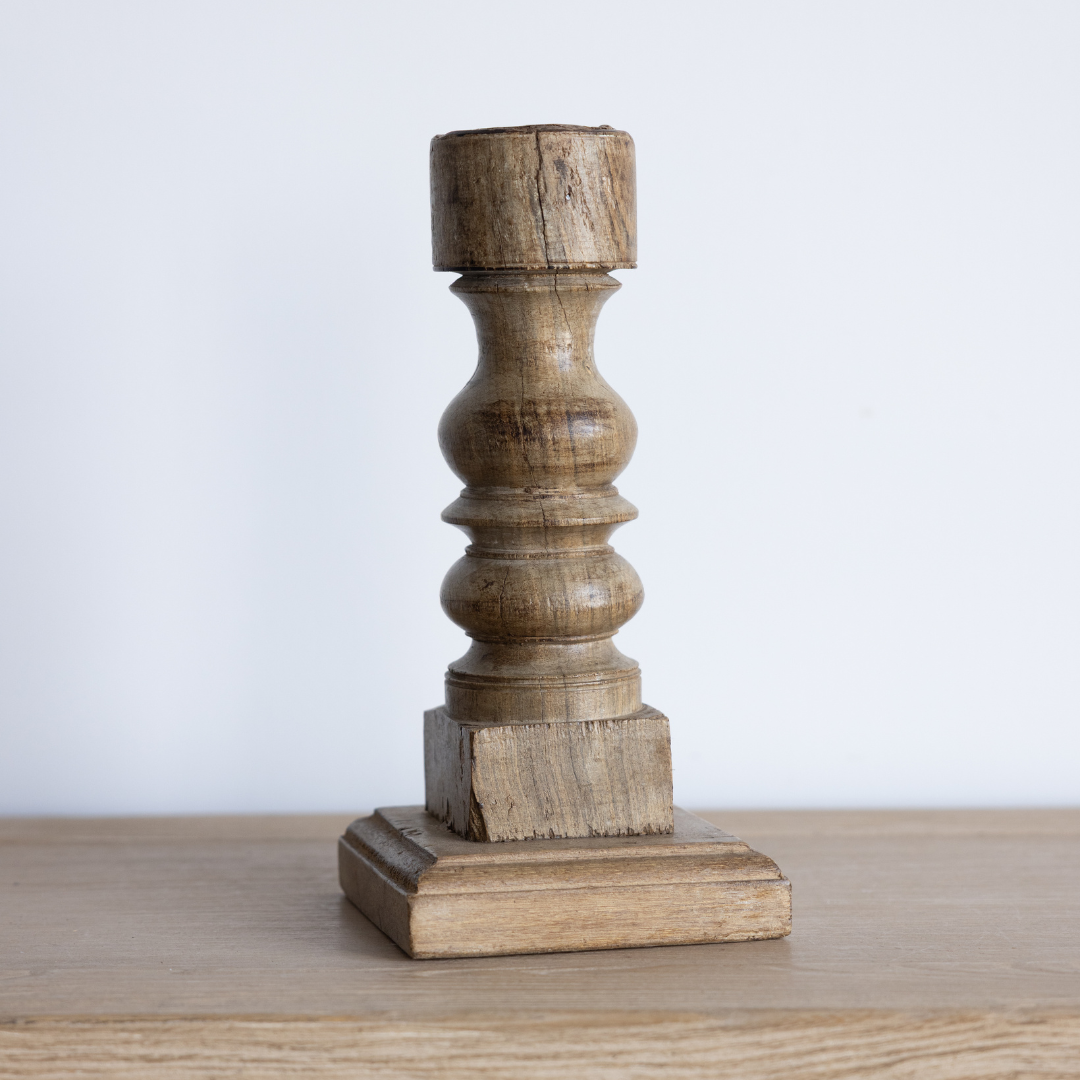 Vintage Wooden Candlesticks | By Luxe B Co