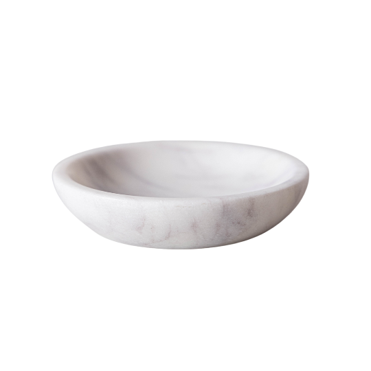 White Marble Trinket Dish | By Luxe B Co.