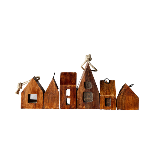 Wooden Holiday Village Houses | By Luxe B Co.