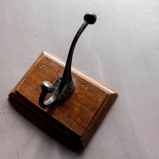 Wooden Wall Iron Hook | By Luxe B Co