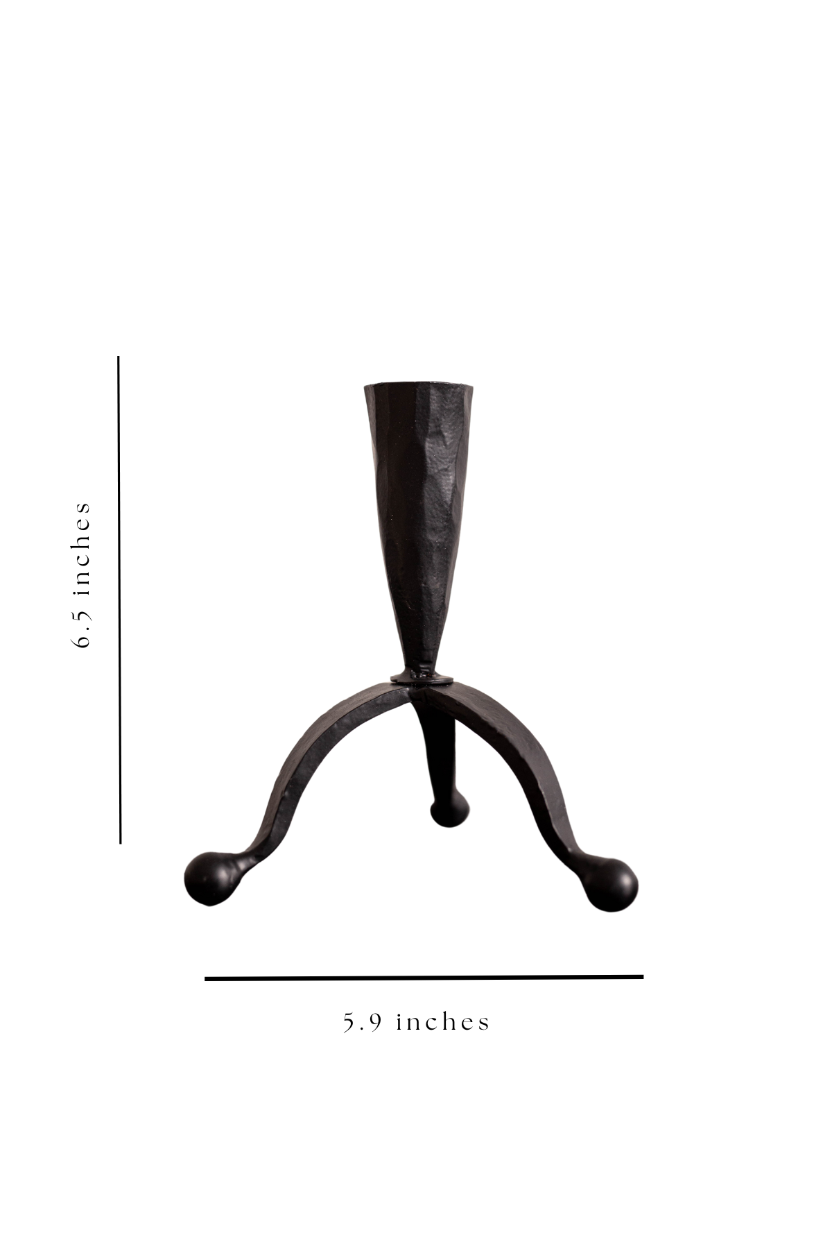 Iron Taper Candle Holder - Luxe B Co
