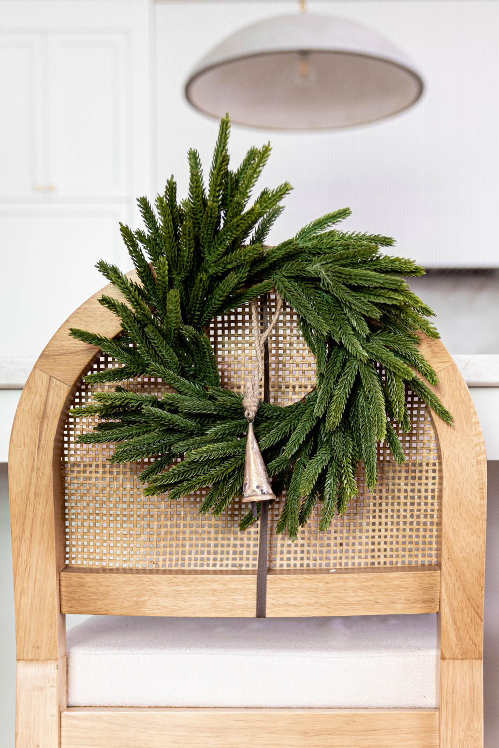Norfolk Pine Real Touch Wreath 12" - Luxe B Co