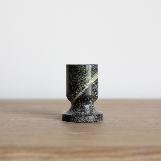 Emerald Marble Tapered Candle Holder - Luxe B Co