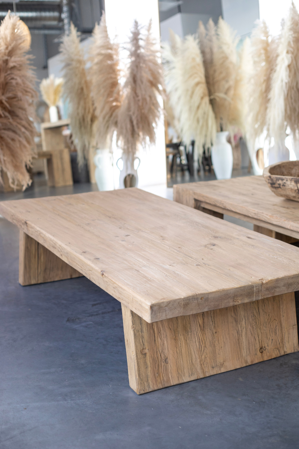 Sausalito Elm Wood Coffee Table - Luxe B Co