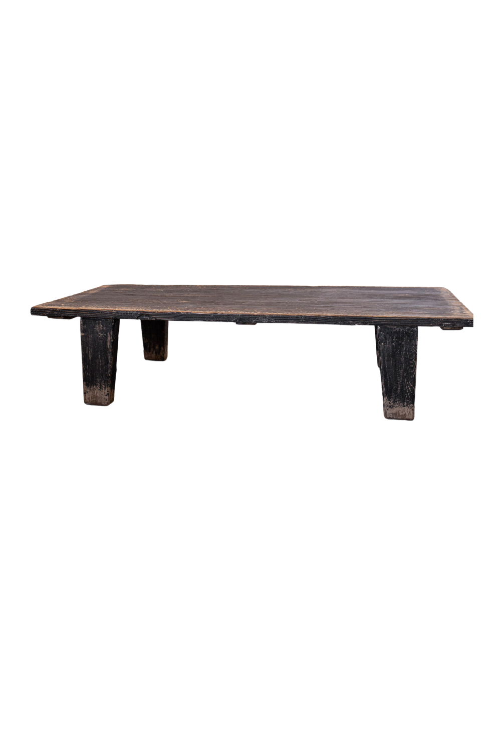 Sonora Elm Wood Black Rustic Coffee Table - Luxe B Co
