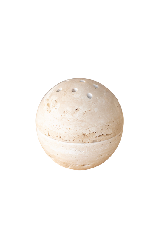 Travertine Incense Burner Dome | By Luxe B Co.