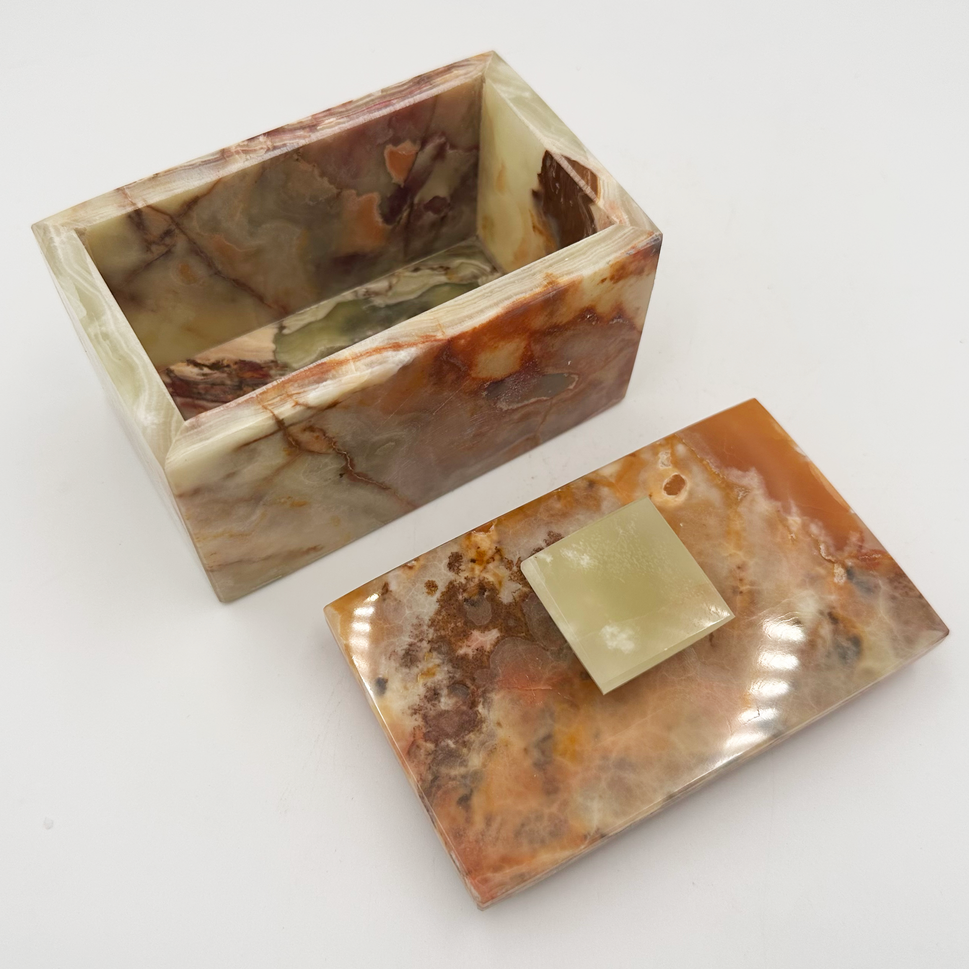 Onyx Box with lid - 3" x 5" - Luxe B Co