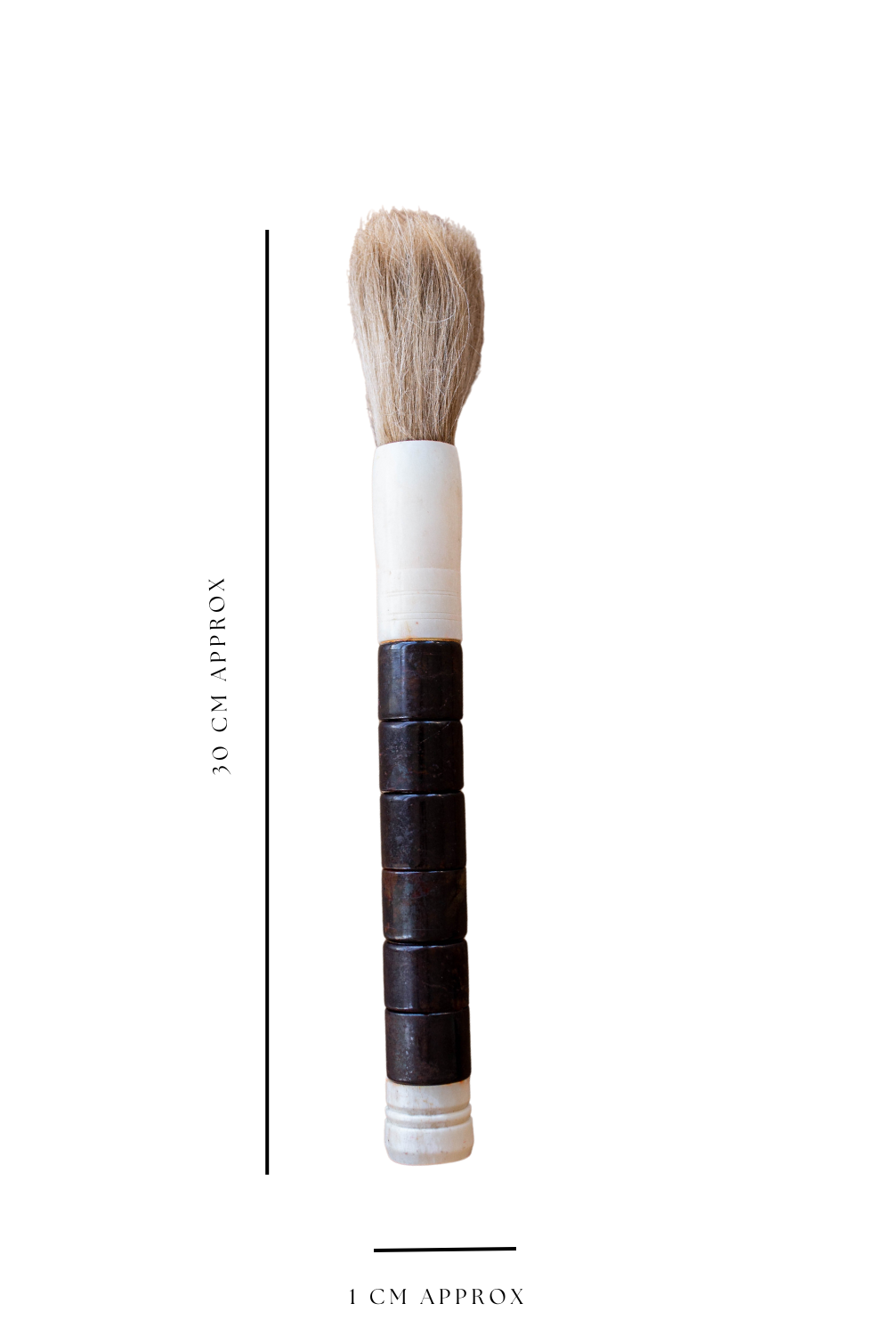 Natural Bone Calligraphy Paint Brush Vintage Sable - Luxe B Co